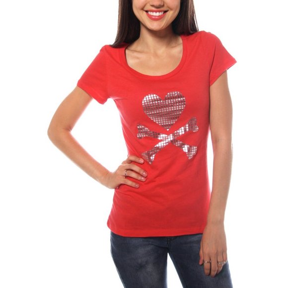 Tokidoki Junior’s Red Graphic Disco Tee (L) - Picture 1 of 5